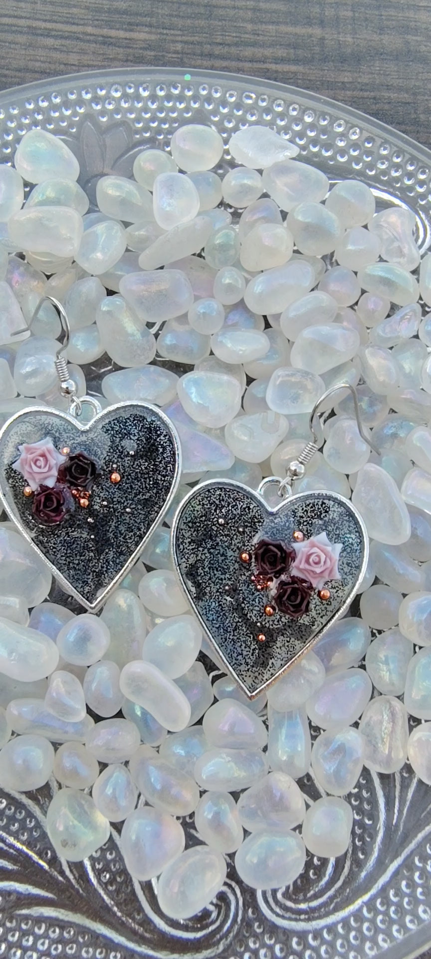 Deeply In Love Earrings / Silver Heart