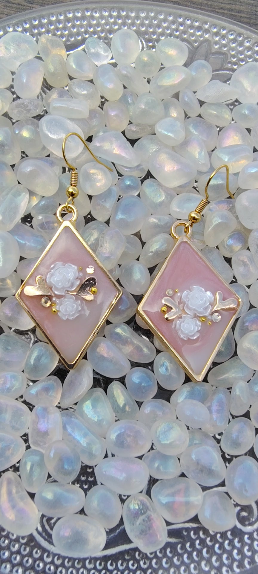 Precious Girl Earrings / Gold Diamond