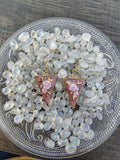 Precious Girl Earrings / Gold Triangle