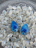 Bonnie Blue Earrings / Silver Teardrop