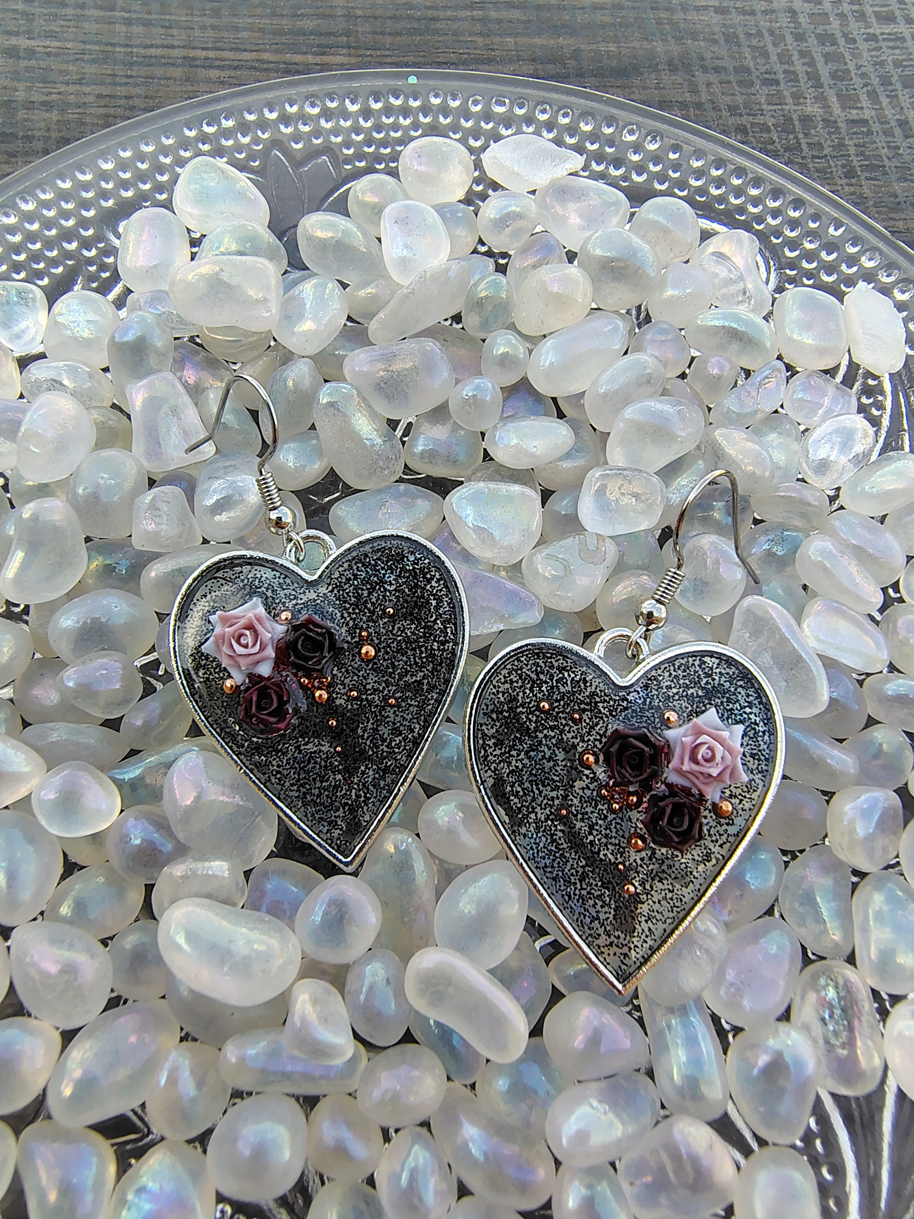 Deeply In Love Earrings / Silver Heart