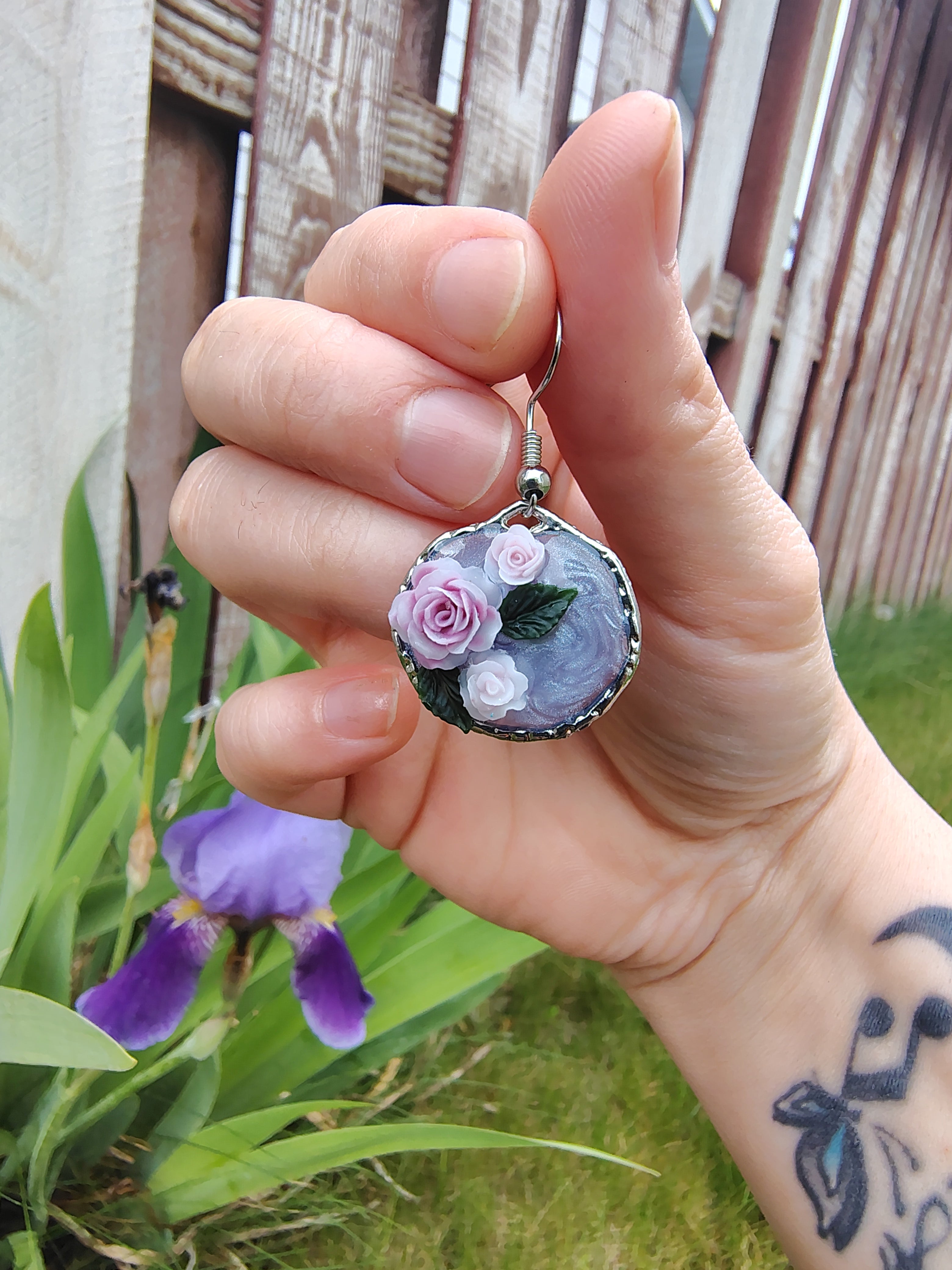 Violet Garden Earrings