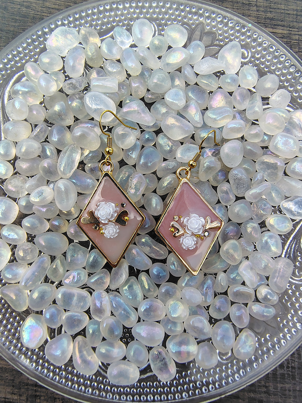 Precious Girl Earrings / Gold Diamond