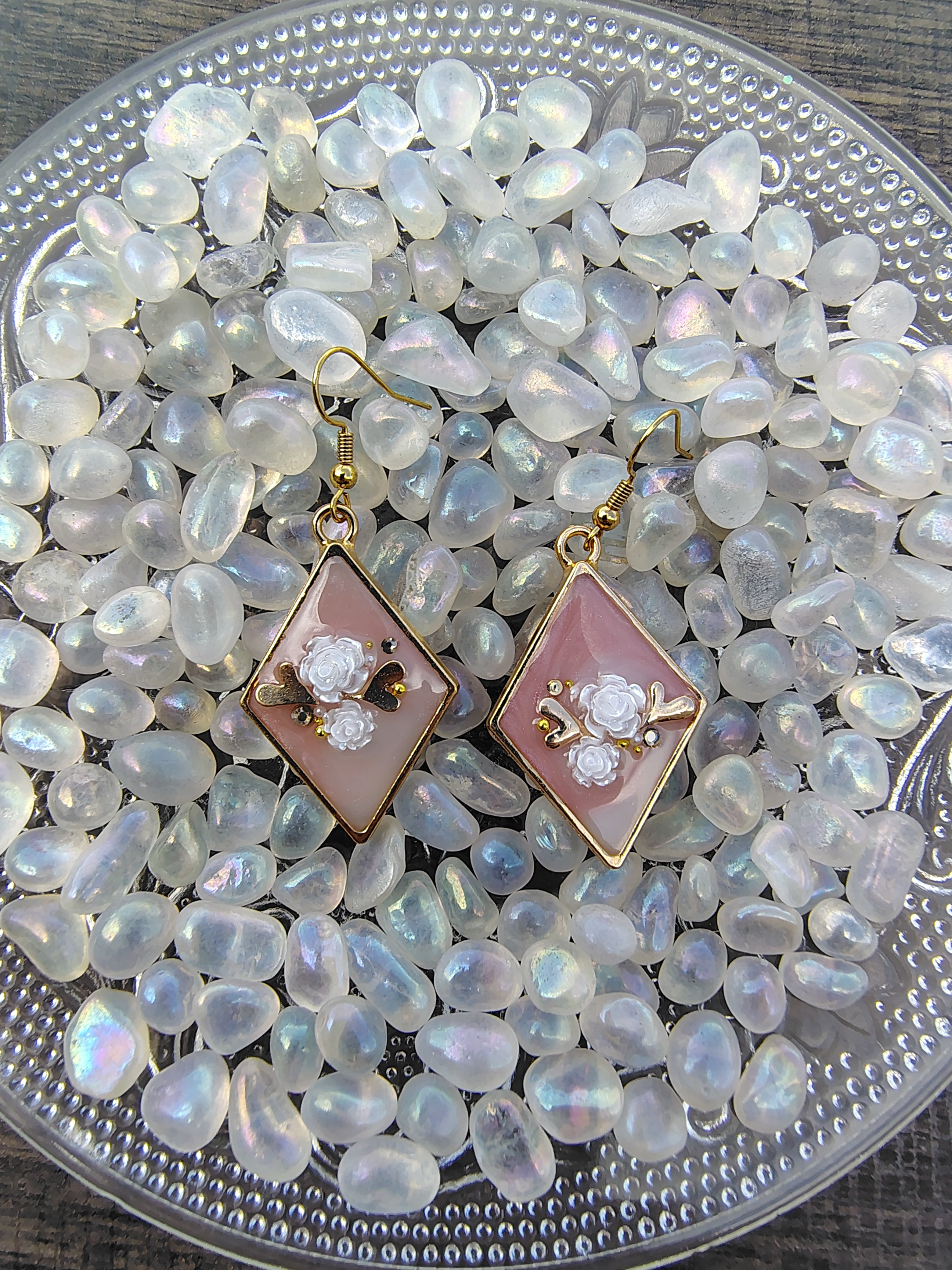 Precious Girl Earrings / Gold Diamond