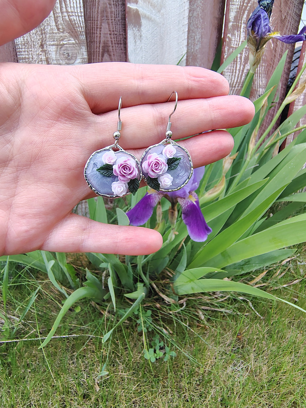 Violet Garden Earrings