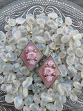 Precious Girl Earrings / Silver Diamond