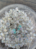 Seafoam Carnation Earrings