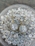 White Wedding Earrings